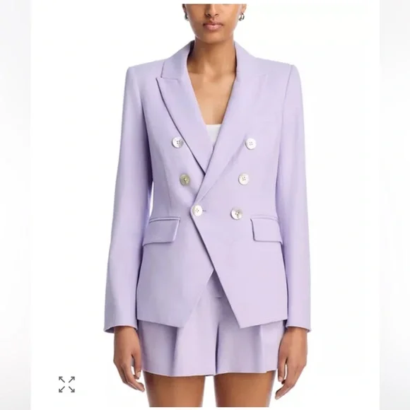 Veronica Beard New Miller Dickey Blazer in Soft Lilac Size 14 - Picture 1 of 8